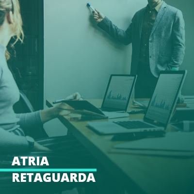 Atria retaguarda